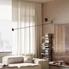 Minimalist Swing Arm Wall Lamp LED  adjustable long pole lamp for reading Living Room Bedroom Luminaria Art Decor dining light 2