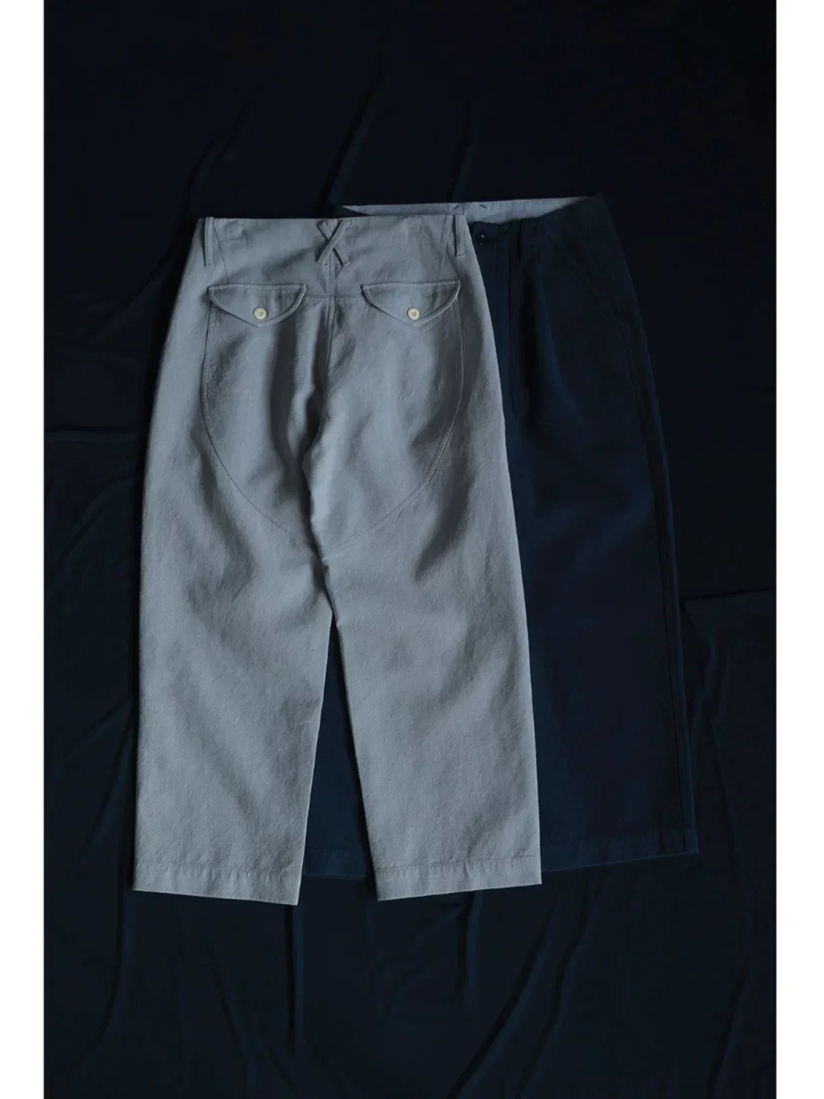 Second Order Loose Fit Washed Workwear Pants High Waist Casual Trousers For Men 3