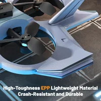 Nuevo Rc avión Dron juguetes para niños aviones de Control remoto espuma Quadcopter acrobacias helicóptero estrella vuelo luchador 5-14 años niño - Imagen 2