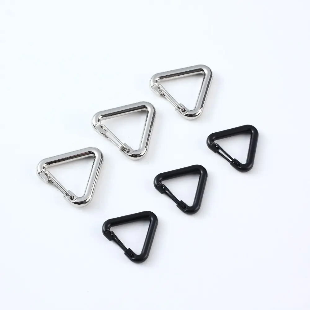 Alloy Carabiner 20/25mm Triangle Camping Hiking Keychain Kettle Buckle Outdoor Tool carabiner clips carabiner belt clip
