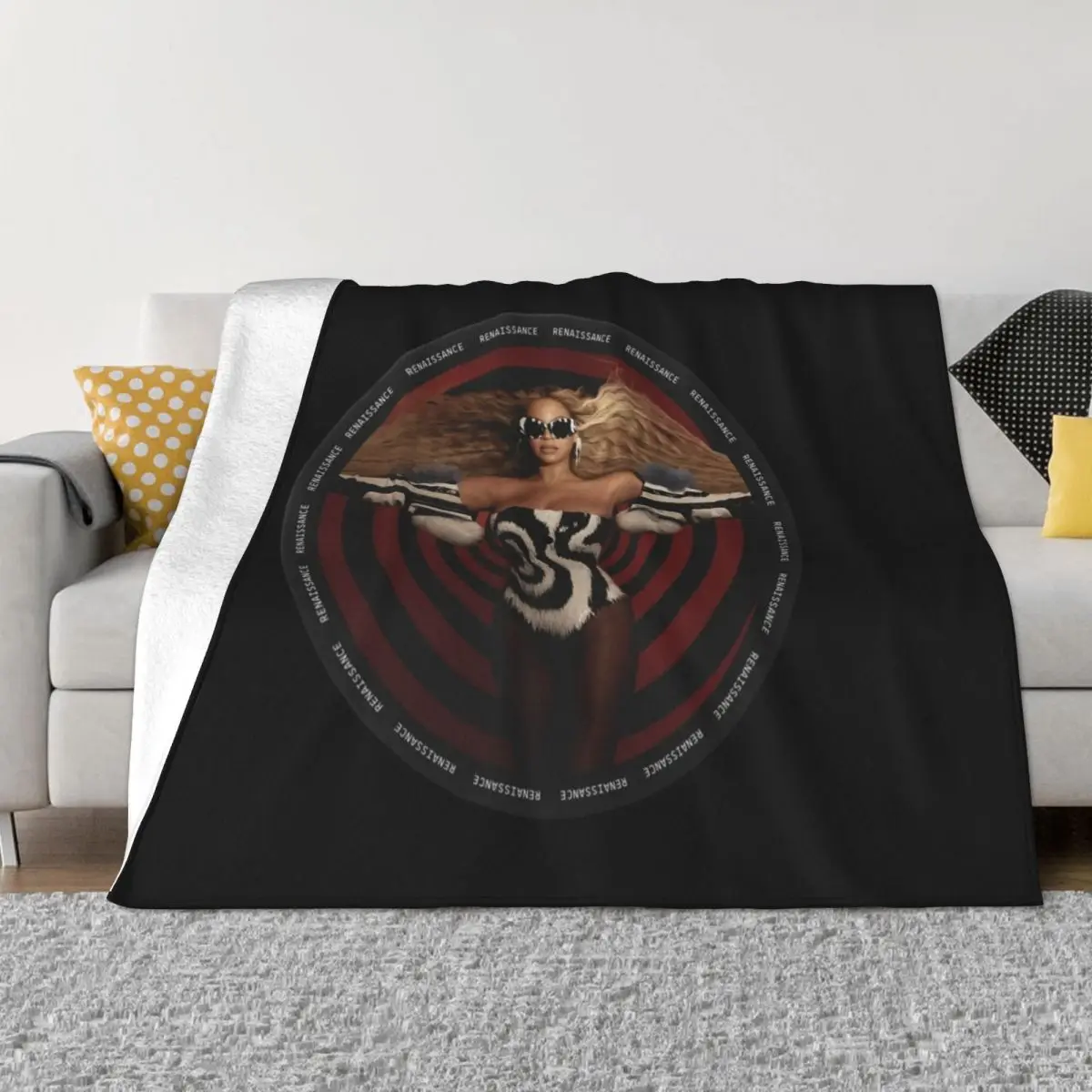 

RENAISSANCE Throw Blanket cosplay anime Luxury Blanket Fluffy Soft Blankets Fashion Sofa Blankets