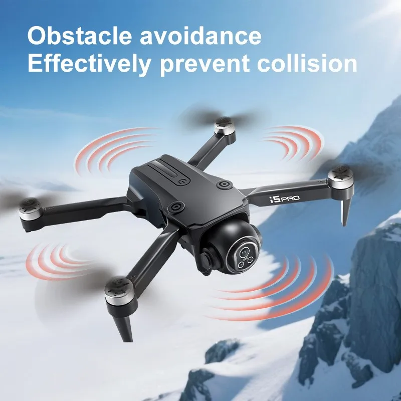Drone i5 PRO 4K HD WiFi FPV avec évitement d'obstacles 360°