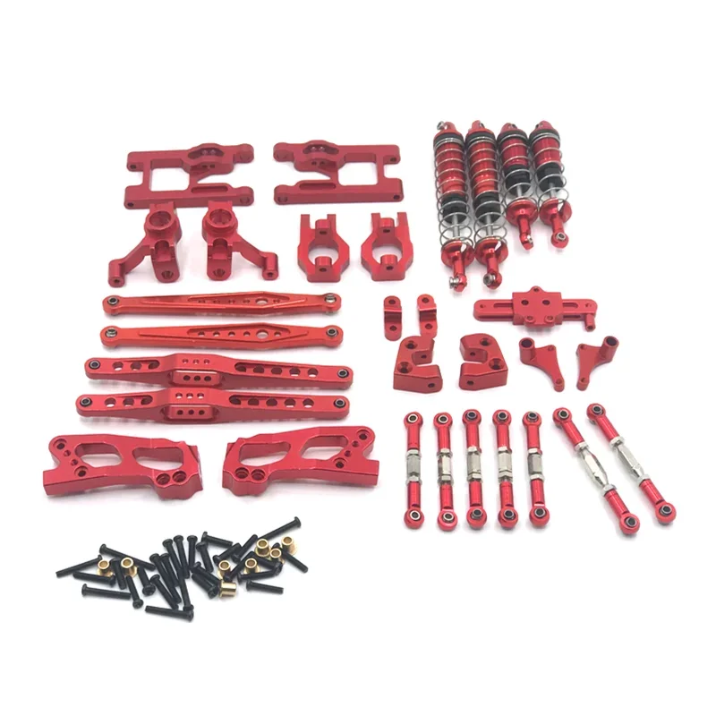 Metal Upgrade Link Swing Arm Steering Cup Shock 13 Pack For WLtoys 1/12 ...