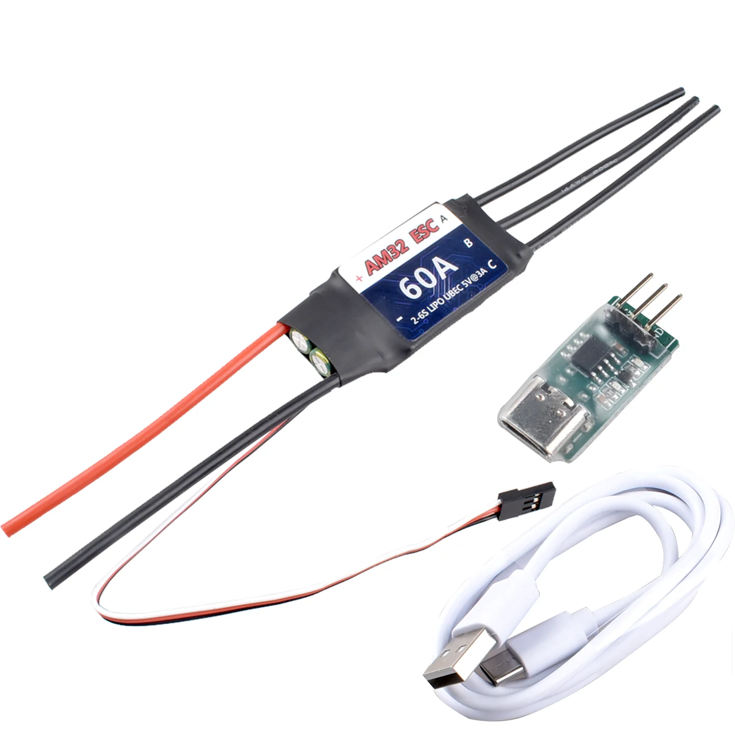 รูปสินค้า ESC ไร้แปรงถ่าน ความเร็วสูง รองรับ LiPo สำหรับโดรนและรถบังคับ