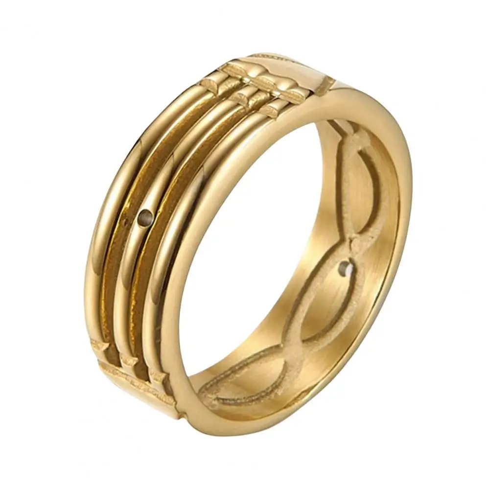 Men Ring Simple Gift Male Engagement Wedding Ring Fashion Jewelry for Banquet Rings for Men Jewelry Men's Ring 5