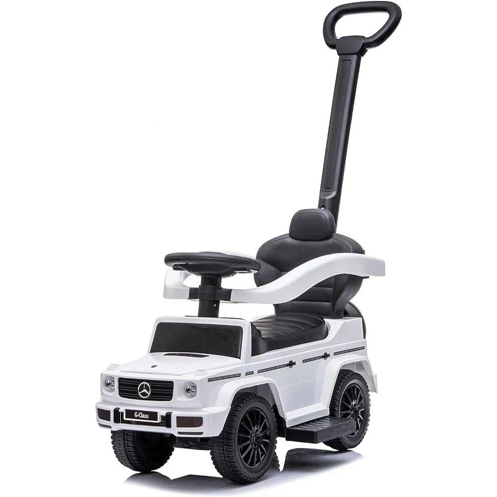 

e On Cars Mercedes G-Wagon 3 in 1 Push Car, White