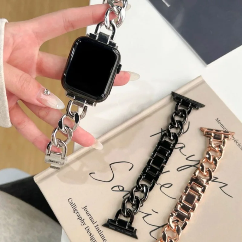 Elegant Stainless Steel Luxury Watch Strap - Premium Metal Band