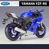 Welly 1:12 Yamaha YZF-R6 Alloy Racing Motorcycle Model Diecast Metal Street Motorbike Model Simulation Collection Kids Toys Gift 6