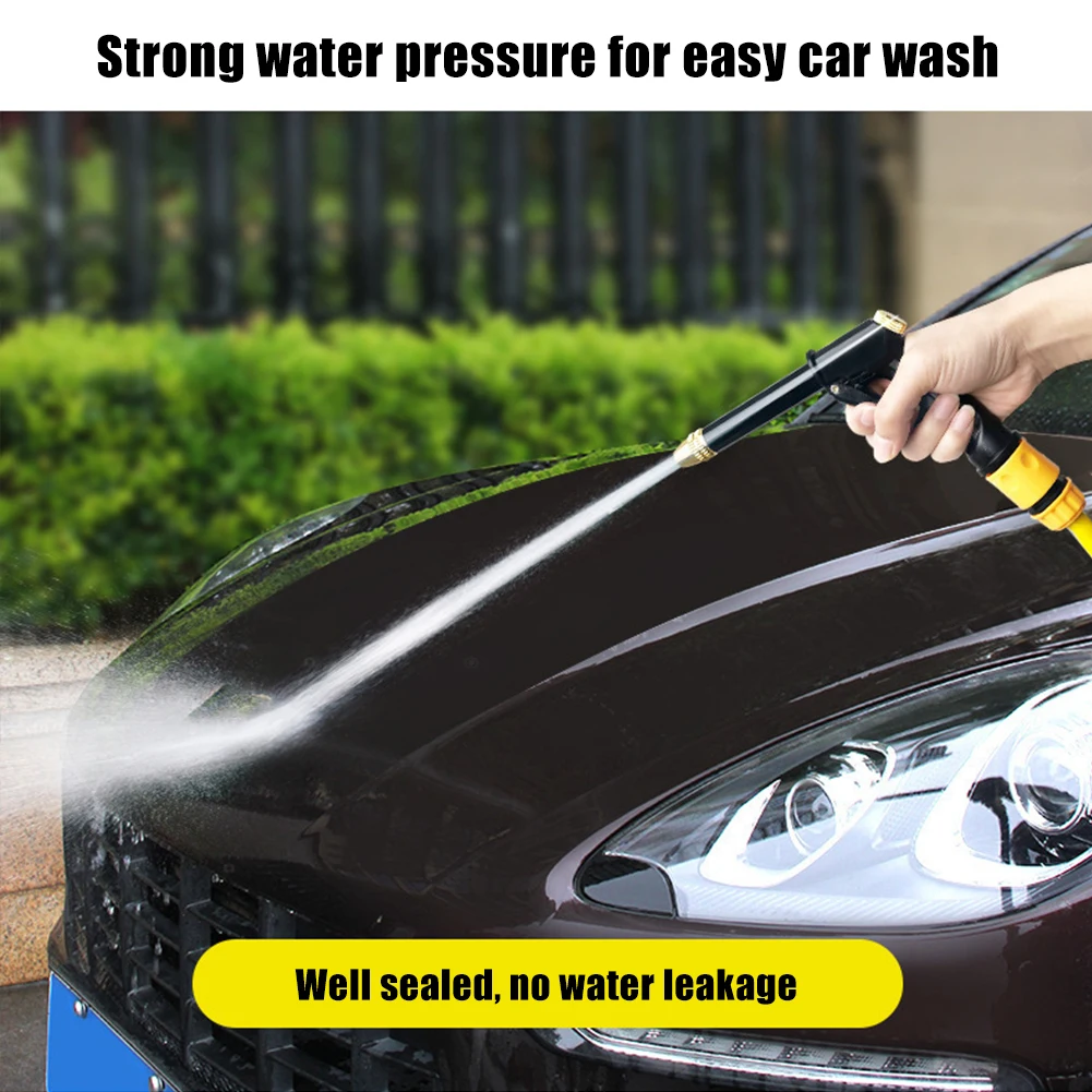 High Pressure Spray Water Gun Washing Garden Watering Hose Nozzle Sprinkler Car Cleaning Wash Tool Kits Auto Washer Guns