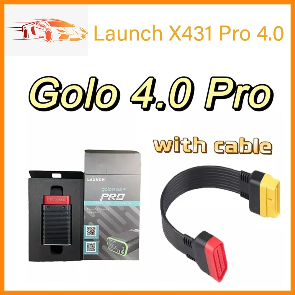 

LAUNCH X431 GOLO 4.0 PRO OBDII Auto Scanner OBD2 Bluetooth Adapter Support All System Version PK Easydiag3 DBSCAR5 Thinkdiag