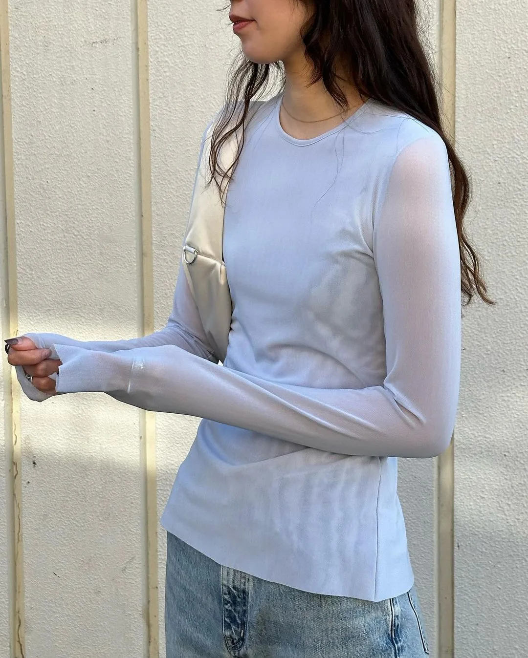 

BSLBCNA-slim blue top for women clothing 5 dyf