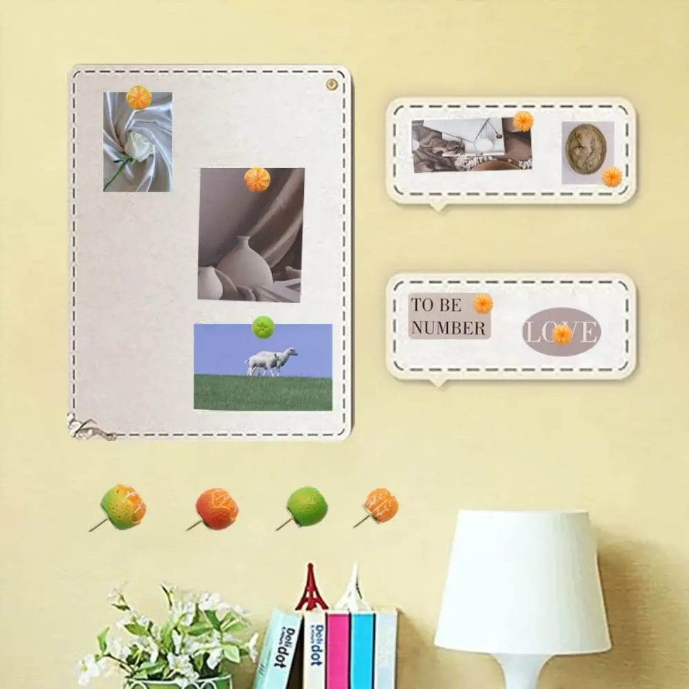 15Pcs 크리 에이 티브 시뮬레이션 과일 푸시 핀 3D DIY 칠판 푸시 핀 상자 포함 재사용 가능한 장식 스터드 문구