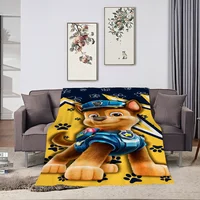 P-PatrolS Cartoon P-PAWS Printed comfortable and soft sofa, living room bed, bedroom blanket suitable for travel and gifts 1