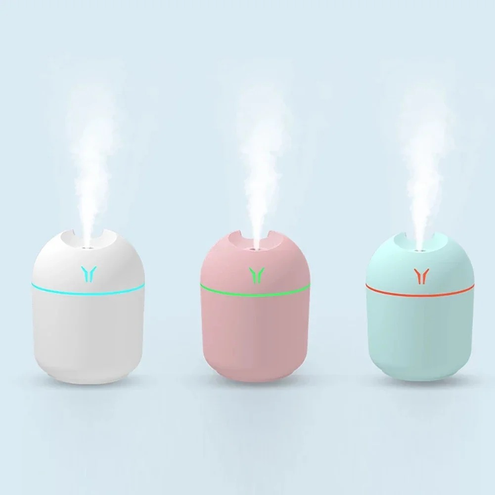 New Humidificador Mini Air Humidifier Aroma Essential Oil Diffuser Portable Humidifier for Home Car USB with LED Night Lamp