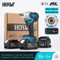 Hormy 1/2 Inch Brushless Electric Impact Wrench 520NM Cordless Electric Wrench For Makita 18V Battery Screwdriver Power Tools 1