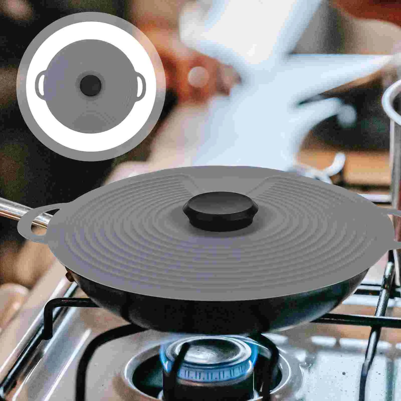

Silicone Pot Lid Food Container Lid Kitchen Utensil Fresh-Keeping Cover Refrigerator Sealing Cover Creative Lid Cookware Supply