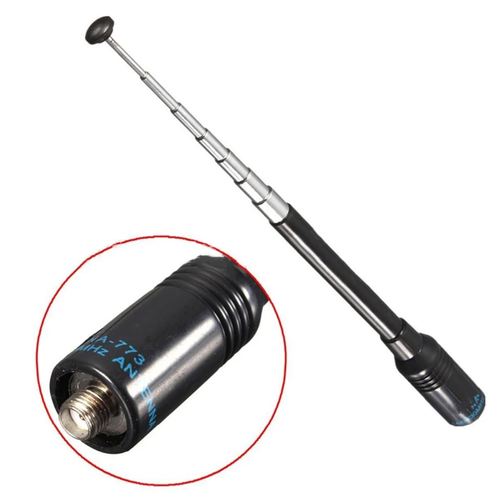 

High Gain NA-771 Whip SMA-F Walkie Talkie Antenna VHF UHF Dual Band For Baofeng UV-5R UV-B5 82 BF-888s Two Way Radio