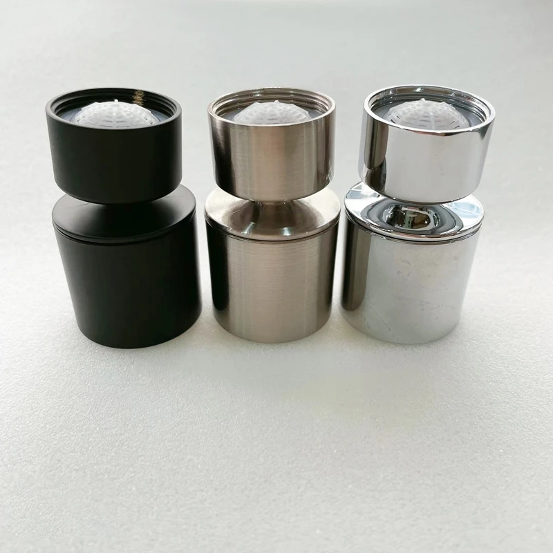 1PC Faucet Aerator Female 22mm Brass Adapter 20° Universal Filter Copper Water Nozzle Black/Silver/Brushed