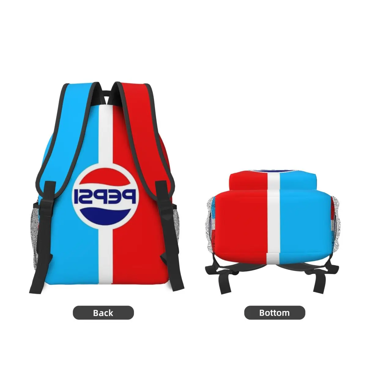 P-Pepsi For Girls Boys Large Capacity Student Backpack Lightweight waterproof Backpack 17in 3