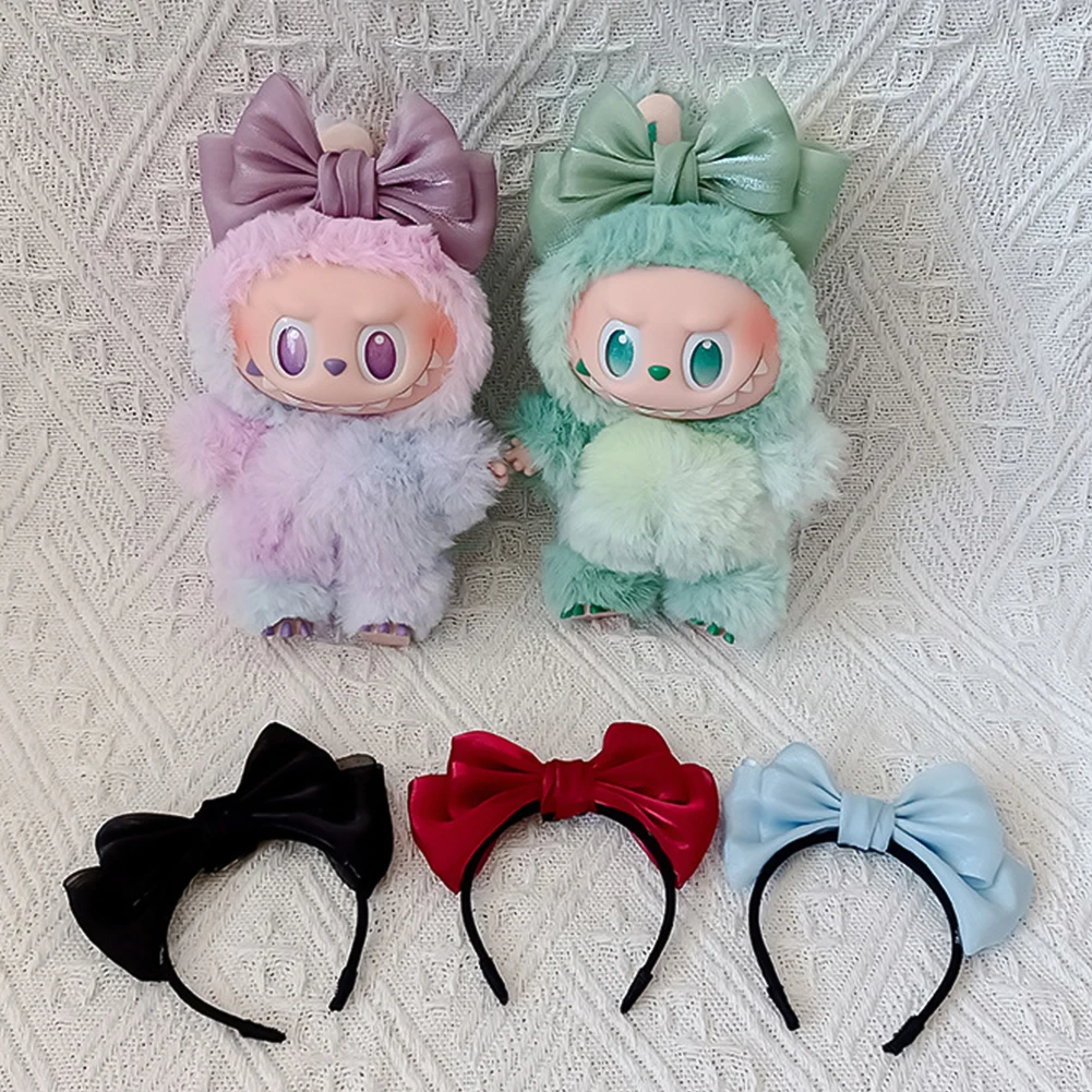 For 17cm Labubu Exquisite And Gorgeous Bow Headband For