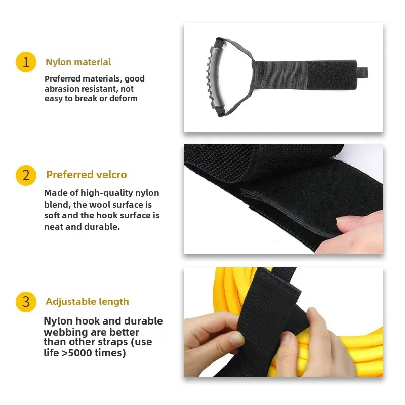 Portable Heavy Duty Storage Tape Magic Stick Handle Cable Management Storage Bands for Clothes Accessories