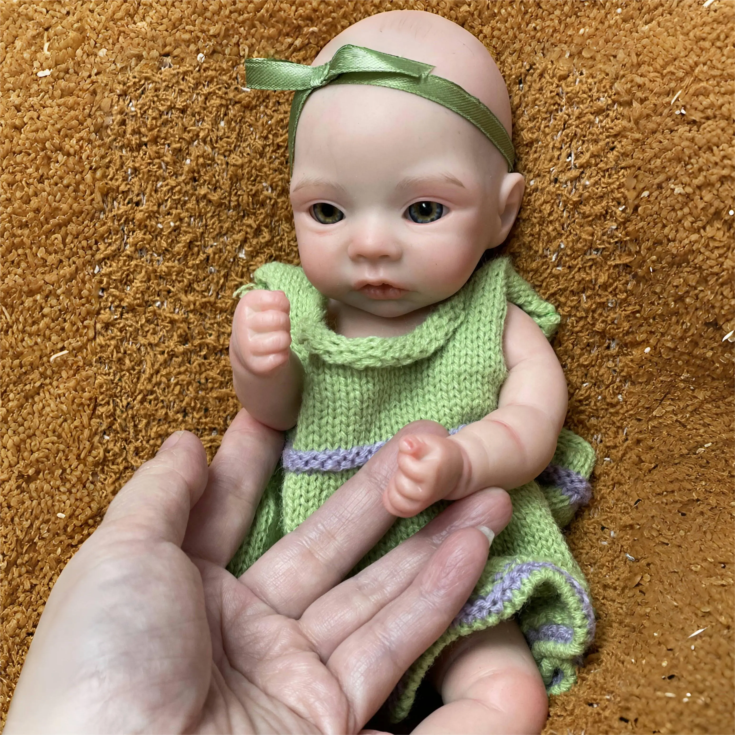 Reborn Baby BebÃ©s Reborn Chicos 25CM Angel Girl Silicone Bebe