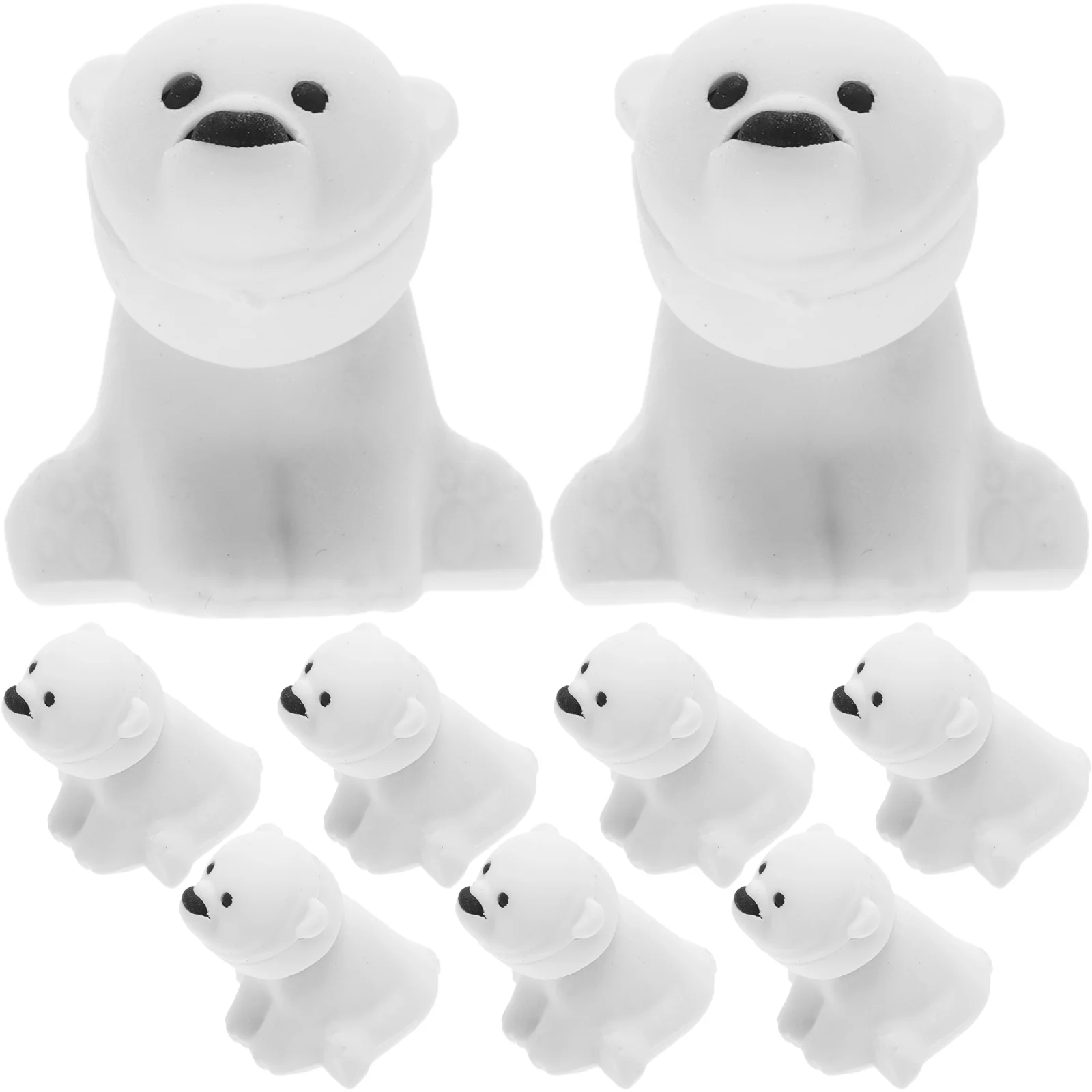 

Polar Bear Shape Rubber Erasers Drawing Erasers Mini Pencil Eraser Stationery Studying Supplies for Kids Presents