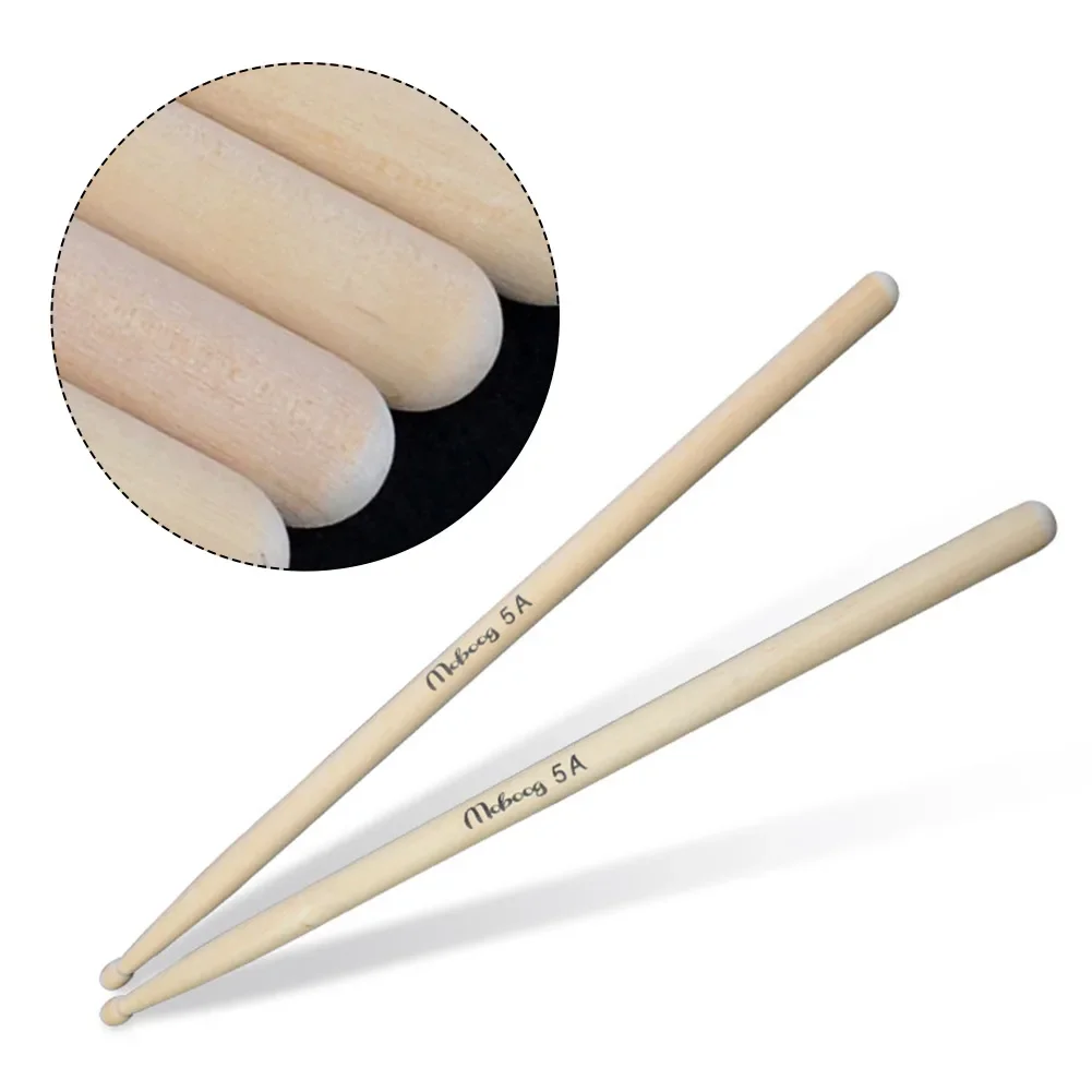 1 Pair 5A 7A Drum Sticks Maple Wood Drumsticks For Beginner Professional Drum Set Accessories Musical Instruments