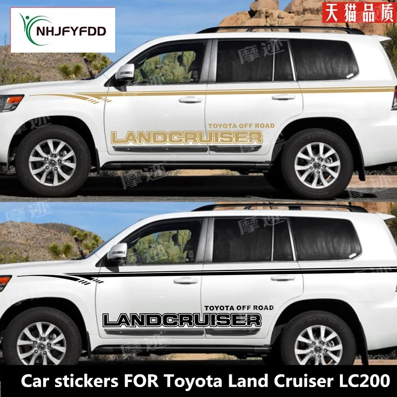 

Car stickers FOR Toyota Land Cruiser LC200 body exterior decoration personalized custom fashion sports car decals film