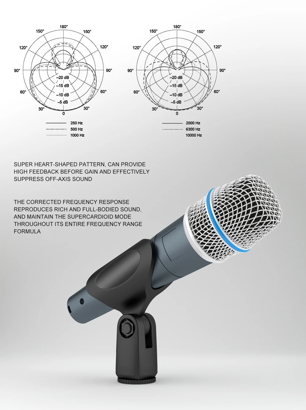 Drum Microphone BETA 56A 52A 57A Musical Instruments Mic For Band DJ Stage Instrumental Performance Recording Live