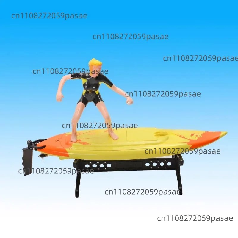 시뮬레이션 서핑보드와 서퍼 RC 모델 원격 조종 서핑보드(미니 피규어 포함) ..