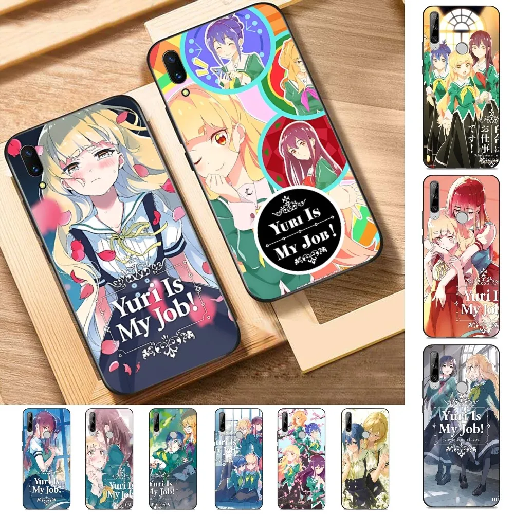 

Japanese Anime Yuri is My Job Phone Case For Huawei Y9 6 7 5 Prime Enjoy 7s 7 8 plus 7a 9e 9plus 8E Lite Psmart Shell