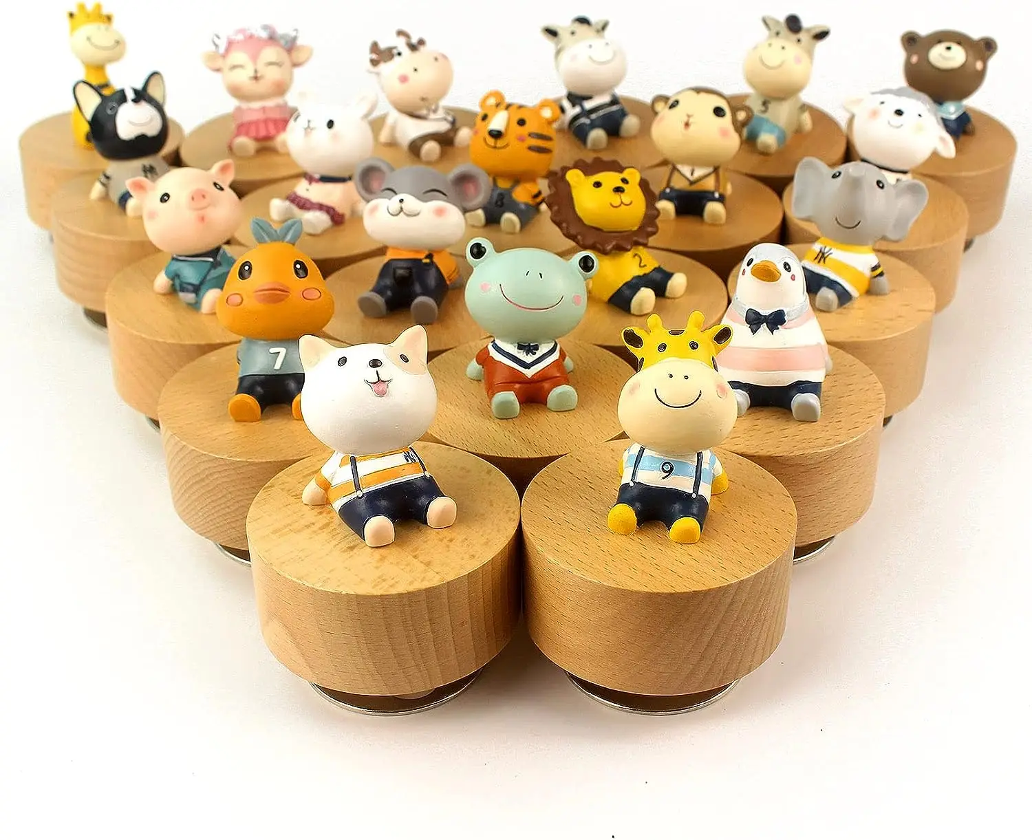 

SOFTALK You are My Sunshine cute Cartoon Animal Doll Spinning Music Box Birthday, Christmas, Valentine's Day Gift