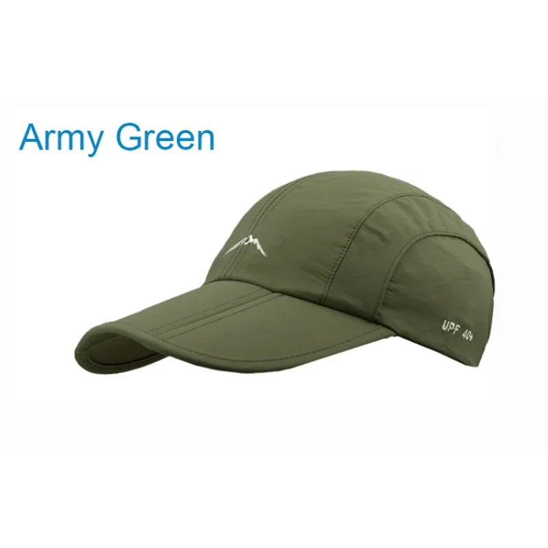 Spring Summer Outdoor Sport Baseball Cap Quick Drying Unisex Waterproof Breathable Foldable Cycling Sun Protection Baseball Cap