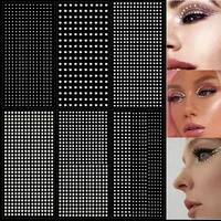 Mix 2mm/3/mm4mm Hair Pearls Stick on Self Adhesive Pearls Stickers Face Pearls Stickers for Hair Face Makeup Nail DIY Crafts 1