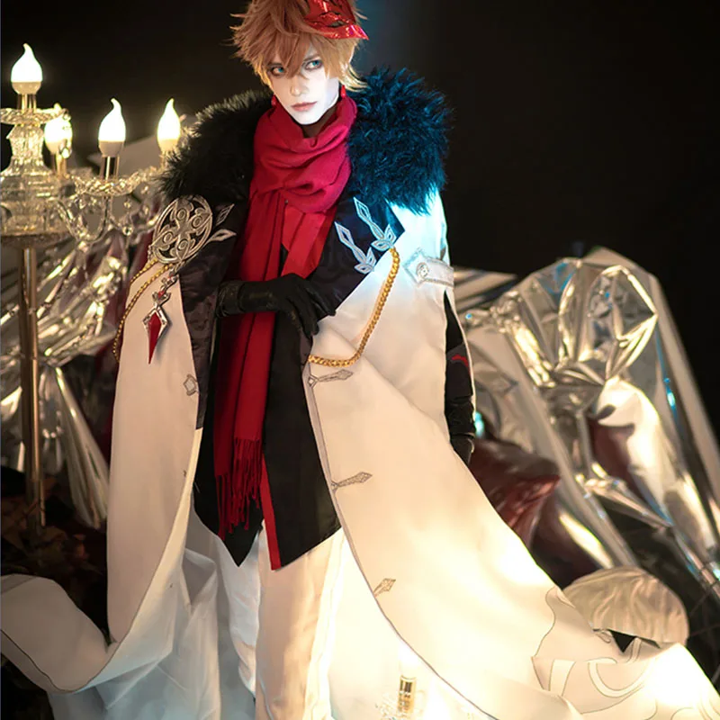 

Genshin Impact: Пантон/Доктор/тартаглия/Sandrone Fatui Harbingers Coat Snezhnaya Косплей Костюм Fatui Harbingers необычная накидка