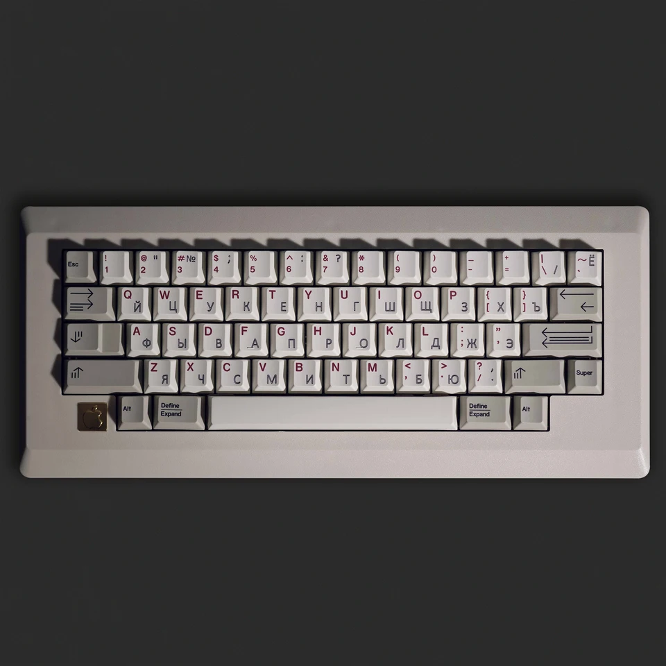 Keebox-キーボードキットM0110,レトロアップルキーボード,hhKB