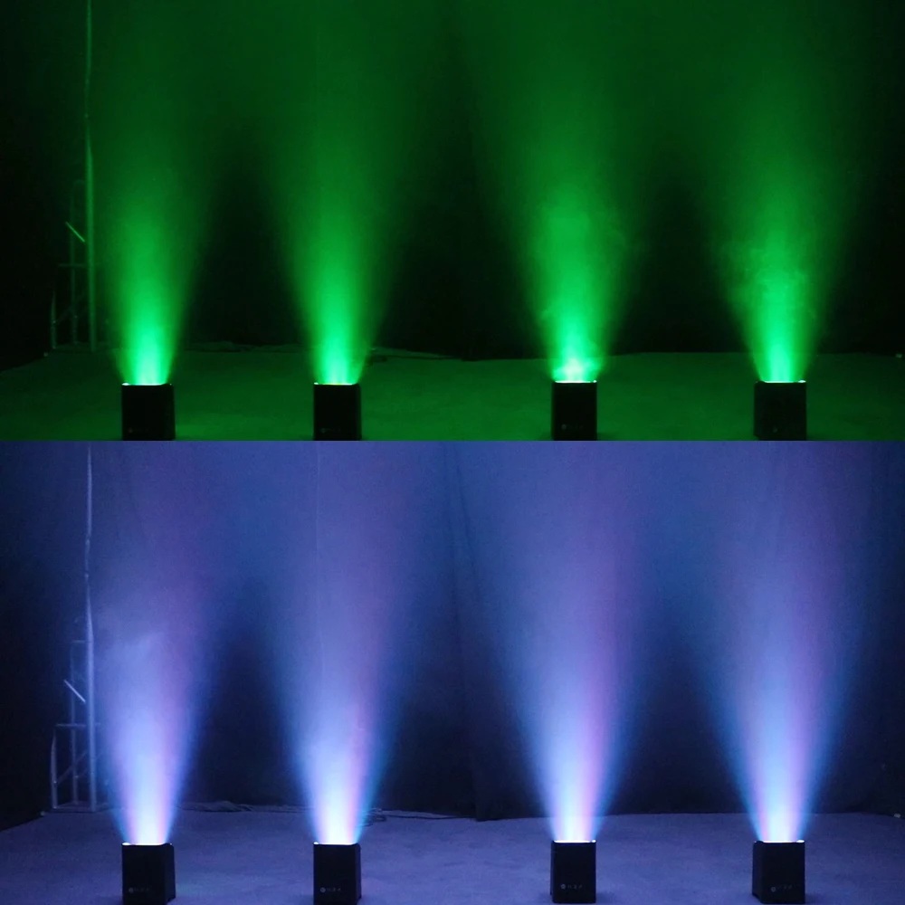 รูปสินค้า ไฟ LED พกพา 6x18W 6in1 RGBAW + UV พร้อมแบตเตอรี่ รีโมทไร้สาย และแอปพลิเคชัน