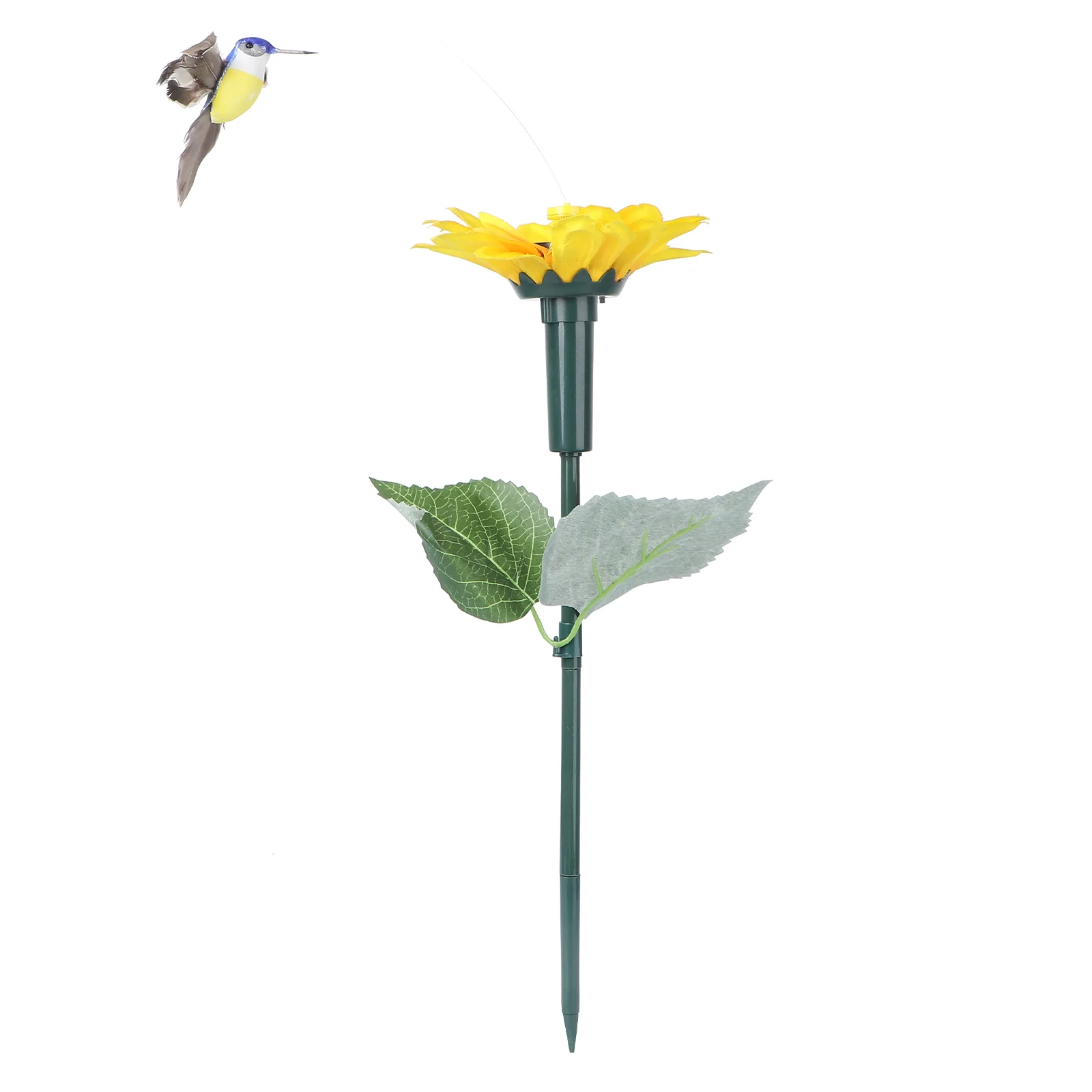 

Creative Design Flying Simulation Hummingbird Solar Powered Sunflower Decoration