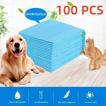 Super Absorbent Pet Diaper Dog Training Pee Pads Disposable Thickened Nappy Pads For Cats Dog Diapers Cage Mat Pet Supplies 1