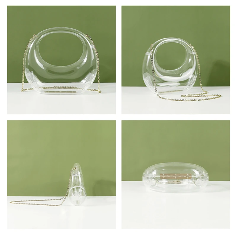 Acrylic Women's Bags Handbag Woman Designer Style Personalized Celebrity Shoulder Bag Macaron Color Scheme Dress Dinner Bag