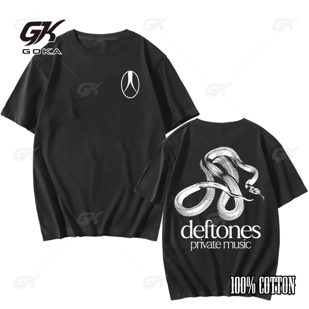 Deftones Cotton Singer Band T Shirt Men Women Hip Hop Rock Tee Fashion Short Sleeve T Shirt Summer Clothes T-shirts Tops