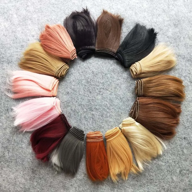 10PCS/LOT Wholesale New Arrival Wire Handmade Doll Hair Wig1/6 BJD Hair Accessory 10pcs lot new arrival magnet coil winder mobile phone headset type headset bobbin winder hubs cord holder cable wire organizer