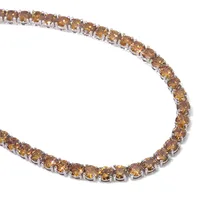 Collier tennis hip-hop Ice 5 mm de large, coloré et scintillant, en zircon CZ, collier tennis tendance, adapté aux hommes et aux femmes 5