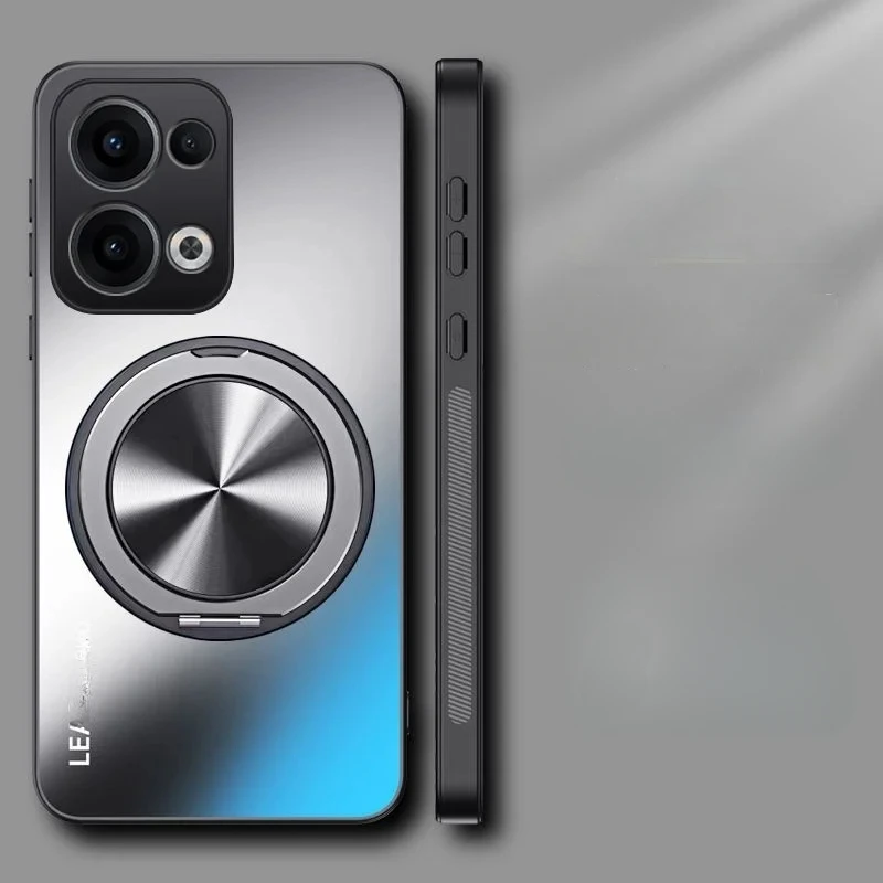 Ultra Matte Shockproof Magnetic Bumper Stand Cover Case