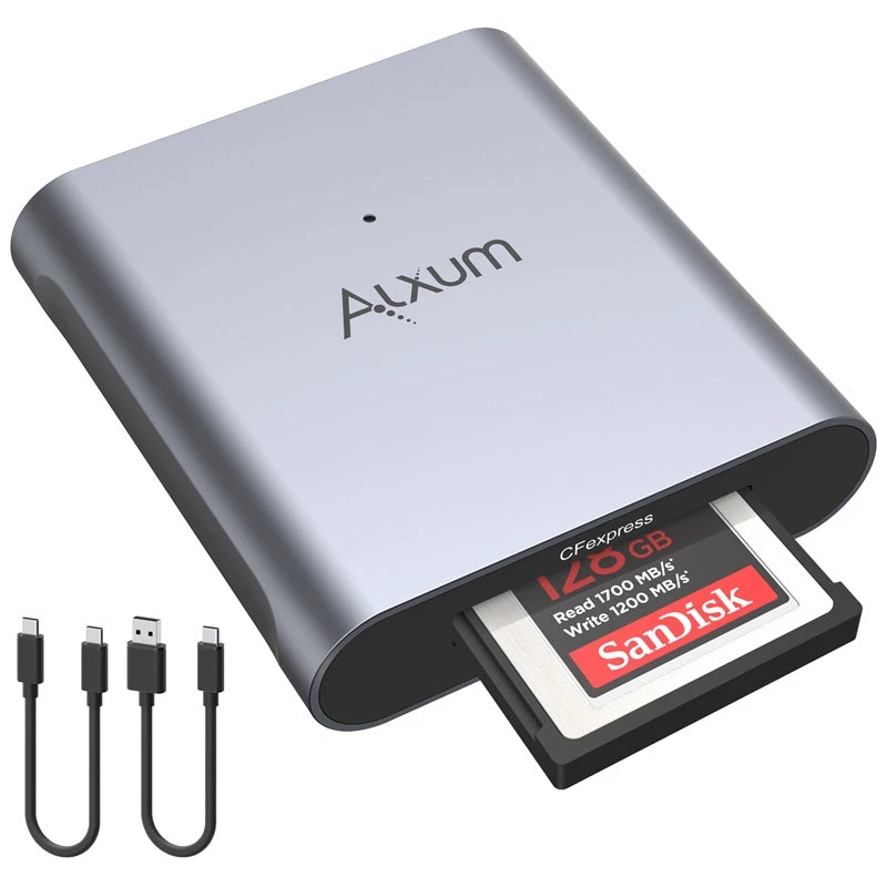 Alxum Cfexpress Card Reader Usb 3.1 Gen 2 10gbps Cf Card Memory Storage