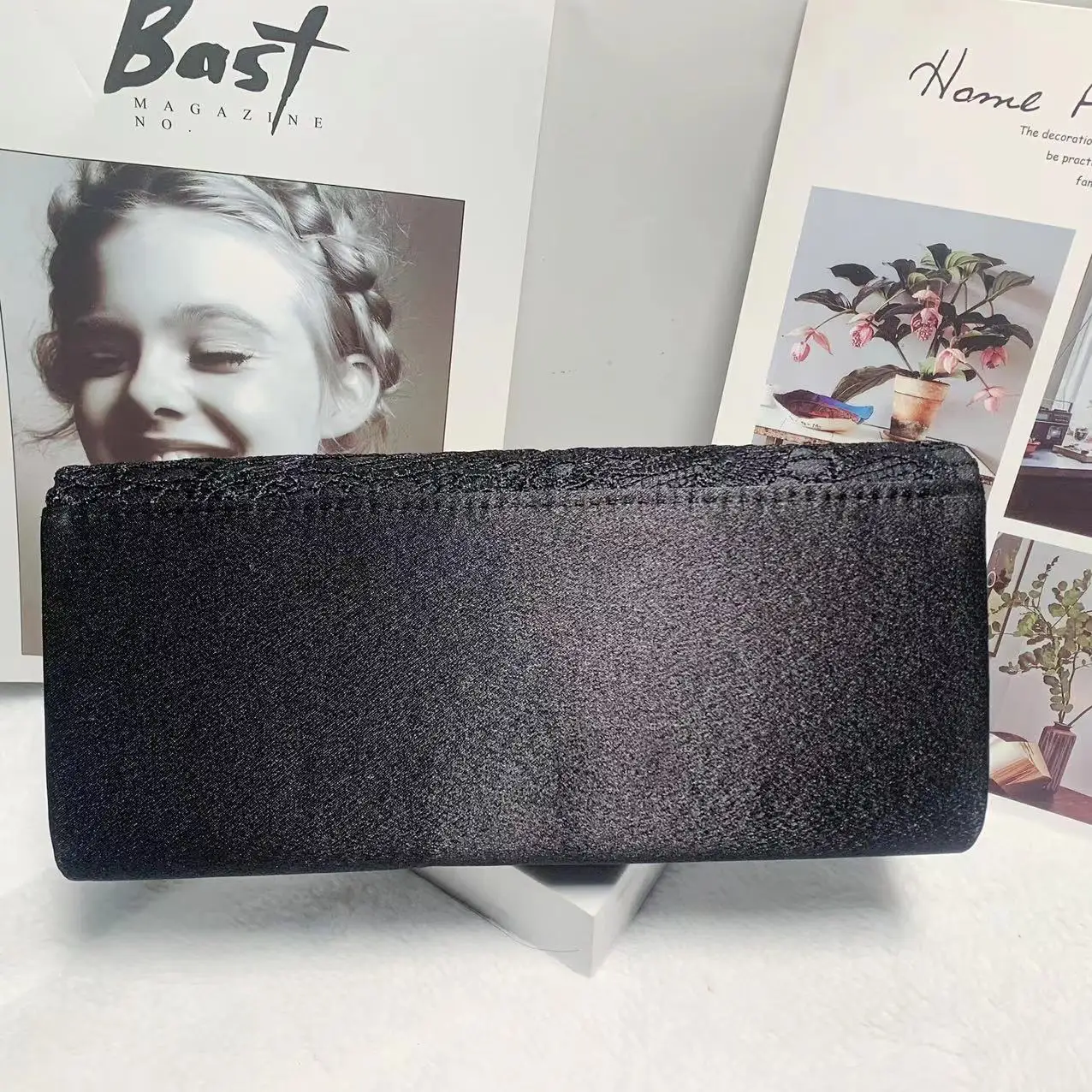 Women's Elegant Floral Lace Dinner Party Holding Envelope PROM Tote WeddingPpurse