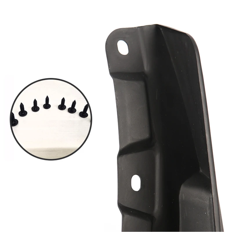 Car Tire Fender 4pcs Set Universal Front Rear Wheel Mud Flaps Splash Guards with Screw Automobile Protector Accessories