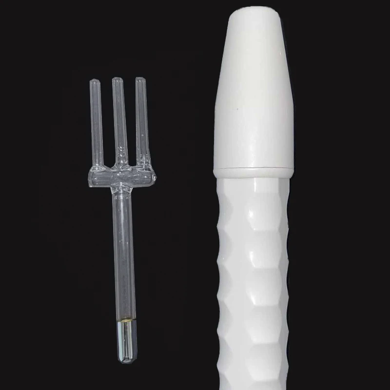 High Frequency Facial Wand Replace Handheld Glass Electrodes For Acne HF Skin Therapy Machine Attachments Nozzle 4