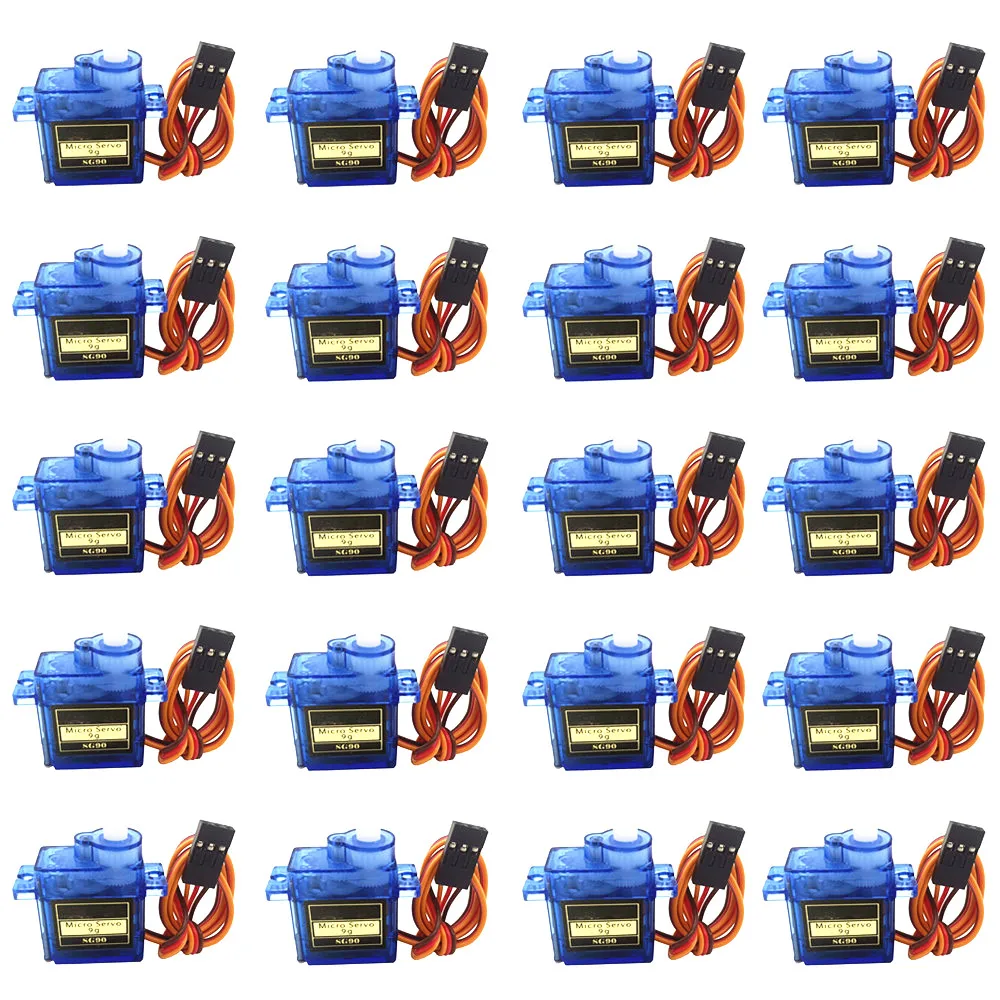 Lot De 3 Servomoteurs SG90 9g - Mini Servos 180° Pour Arduino, Robots, Modélisme RC